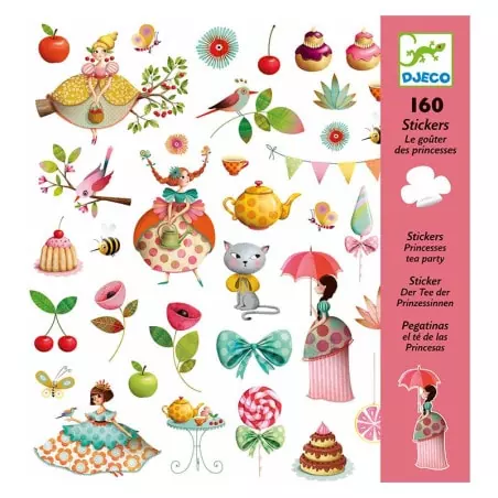 160 Stickers Le gouter des princesses Djeco