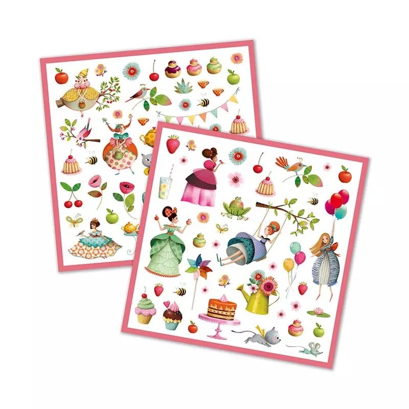 160 Stickers Le gouter des princesses Djeco