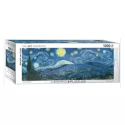 Puzzle Panoramique - Le ciel étoilé - Van Gogh 