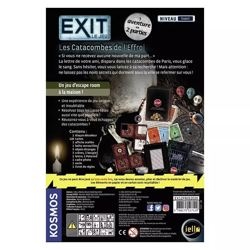 Exit 11 : Les catacombes de l'effroi (expert) 
