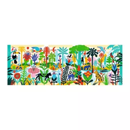 Puzzle Gallery Jungle - 100 pièces - Djeco