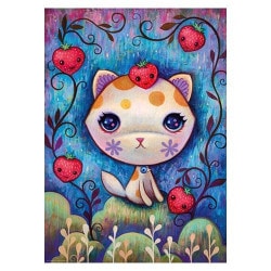 Puzzle Dreaming : Strawberry Kitty 