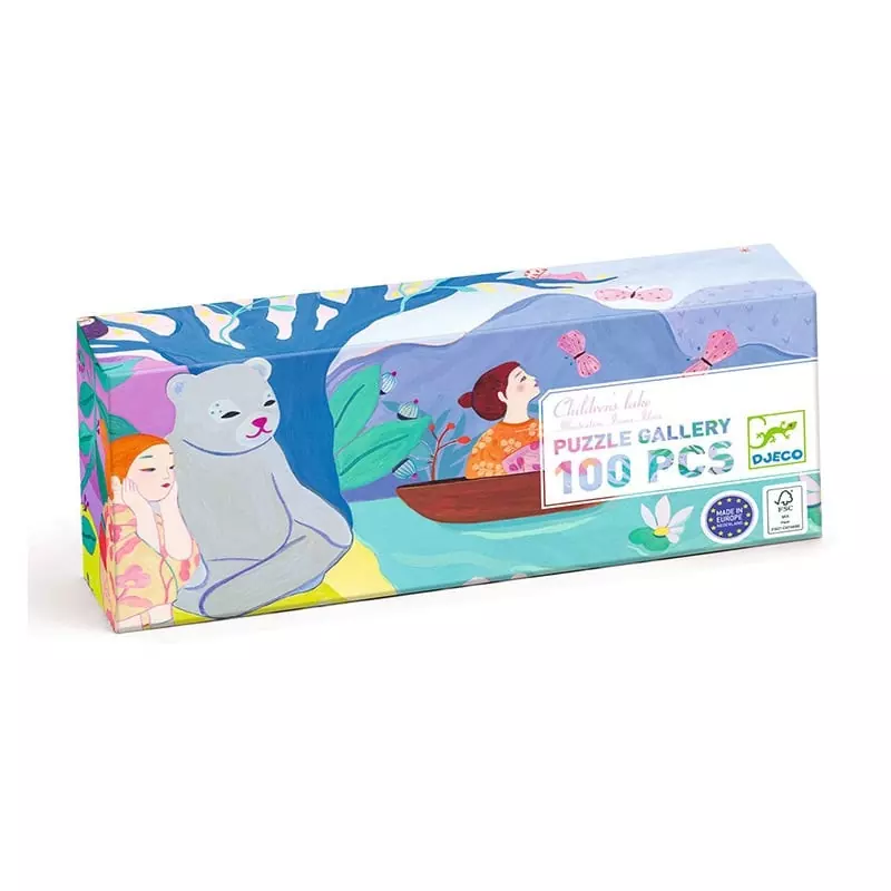 Puzzle Gallery Children's Lake - 100 pièces - Djeco