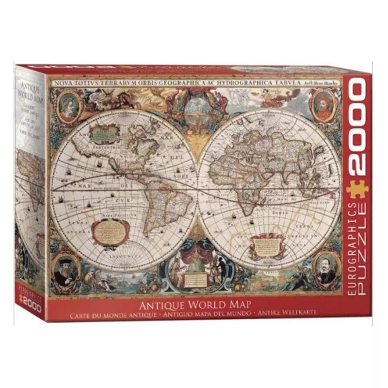 Carte du monde Antique - Eurographics 2000p 