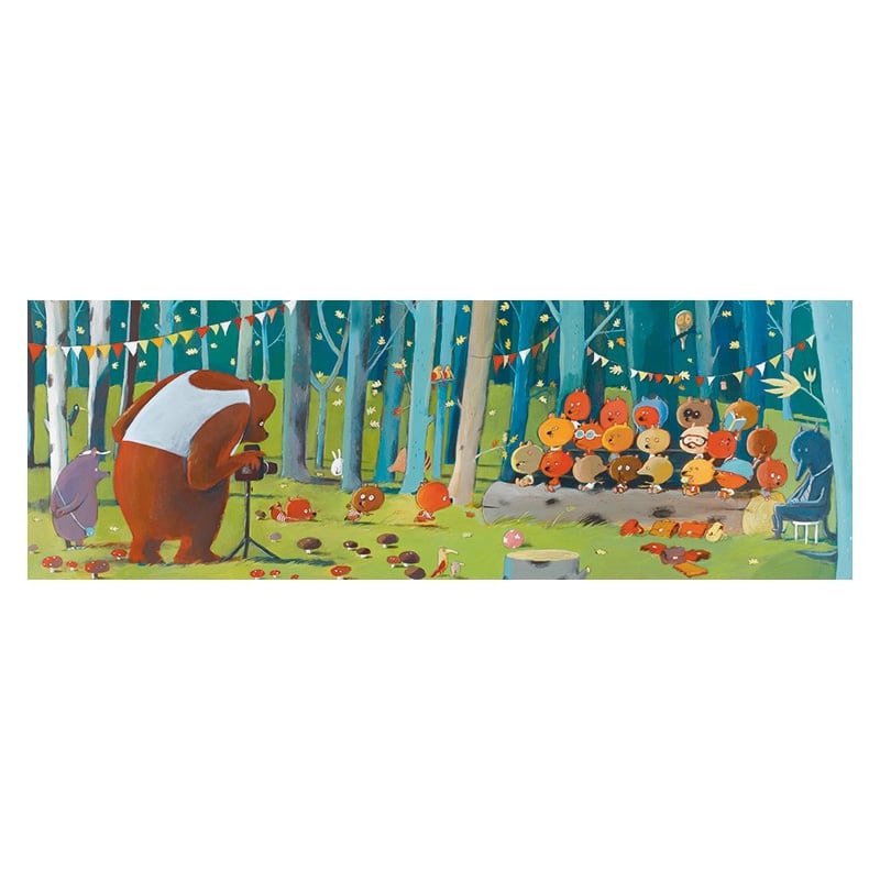 Puzzle Gallery Forest Friends - 100 pièces - Djeco