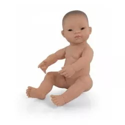 Poupée bébé fille asiatique 40cm 