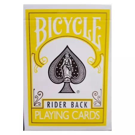 Cartes Bicycle Dos jaune 
