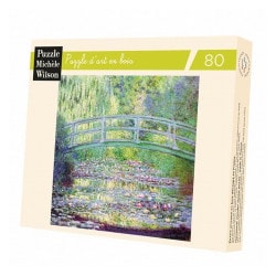 Le pont japonais (Monet) -Puzzle bois 80p 