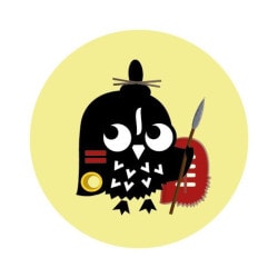 Badge/Magnet Chouette Zulu 