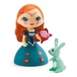 Figurine Arty Toys princesse - Fédora et rabbit - Djeco