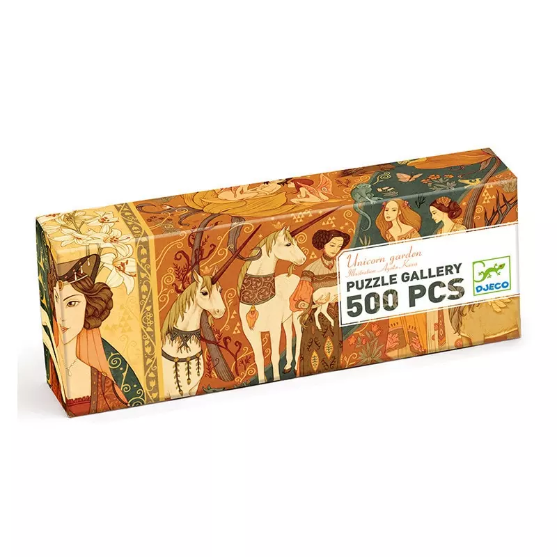 Puzzle Gallery Unicorn Garden - 500 pièces - Djeco