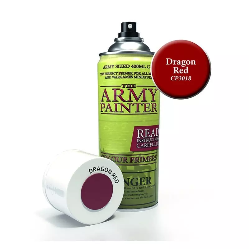 Army Painter : Base Primer - Dragon Red 