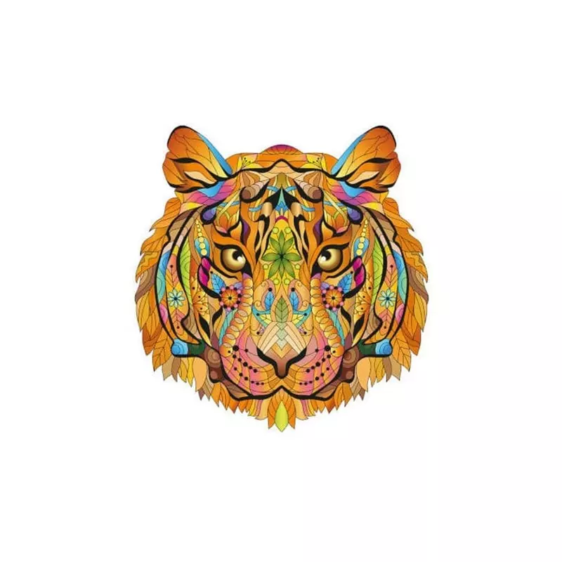 Puzzle en Bois : Tigre 