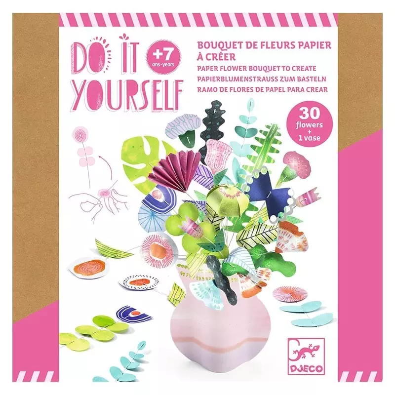 Do it yourself : Bouquet de fleurs papier à créer 