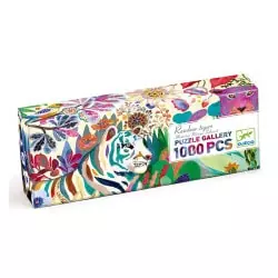Puzzle Gallery Rainbow Tigers - 1000 pièces - Djeco