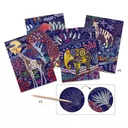 Cartes à gratter : Nature luxuriante 