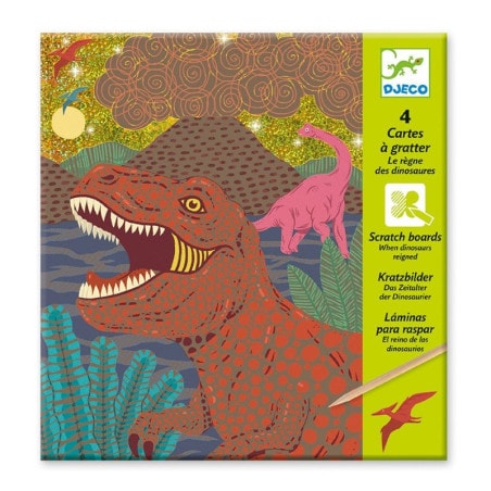 Cartes à gratter : Le règne des dinosaures 