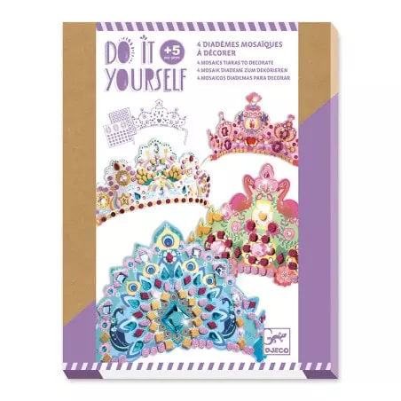Comme une princesse - 4 Diadèmes à décorer - Do it yourself Djeco
