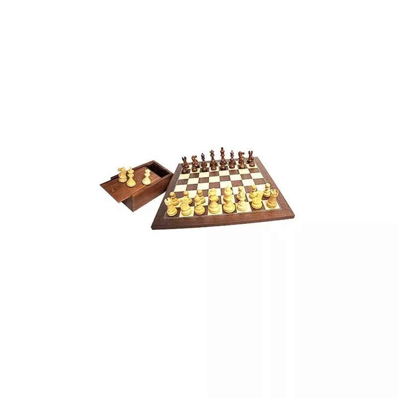 Ensemble Echecs Prestige Erable/Palissandre Ensemble Echecs Prestige Erable/Palissandre