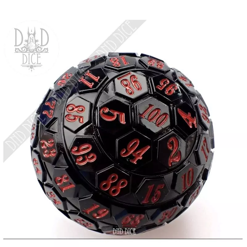 D100 - Noir et Rouge Opaque 