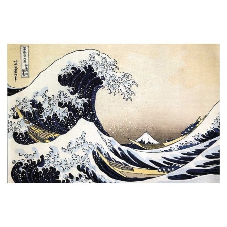 La Vague (Hokusai) -Puzzle bois 80p 