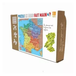 Régions de France -Puzzle bois 24p 