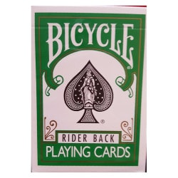 Cartes Bicycle Dos vert 