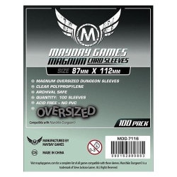 Sleeves Oversized - 87x112mm (100) 